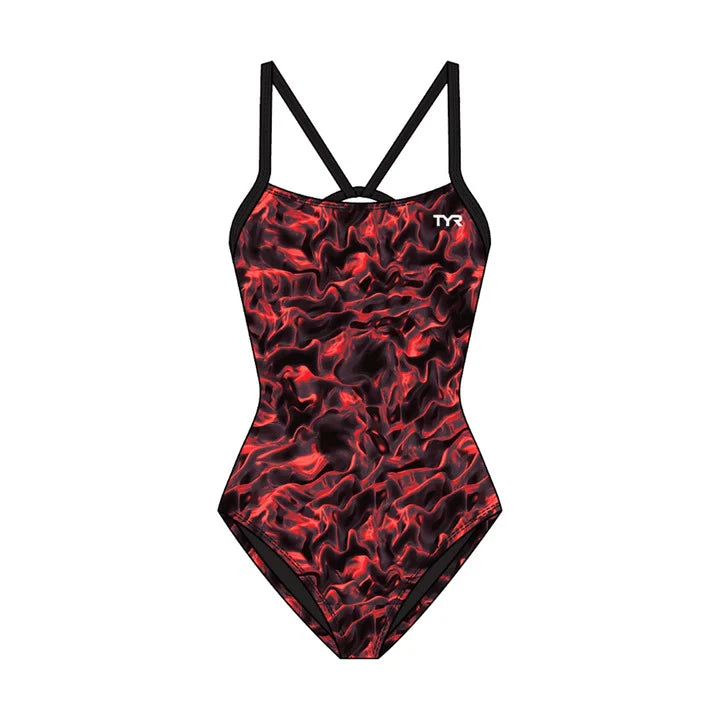 Tyr Cutoutfit Durafast Elite One Piece Swimsuit - Energia (red)
