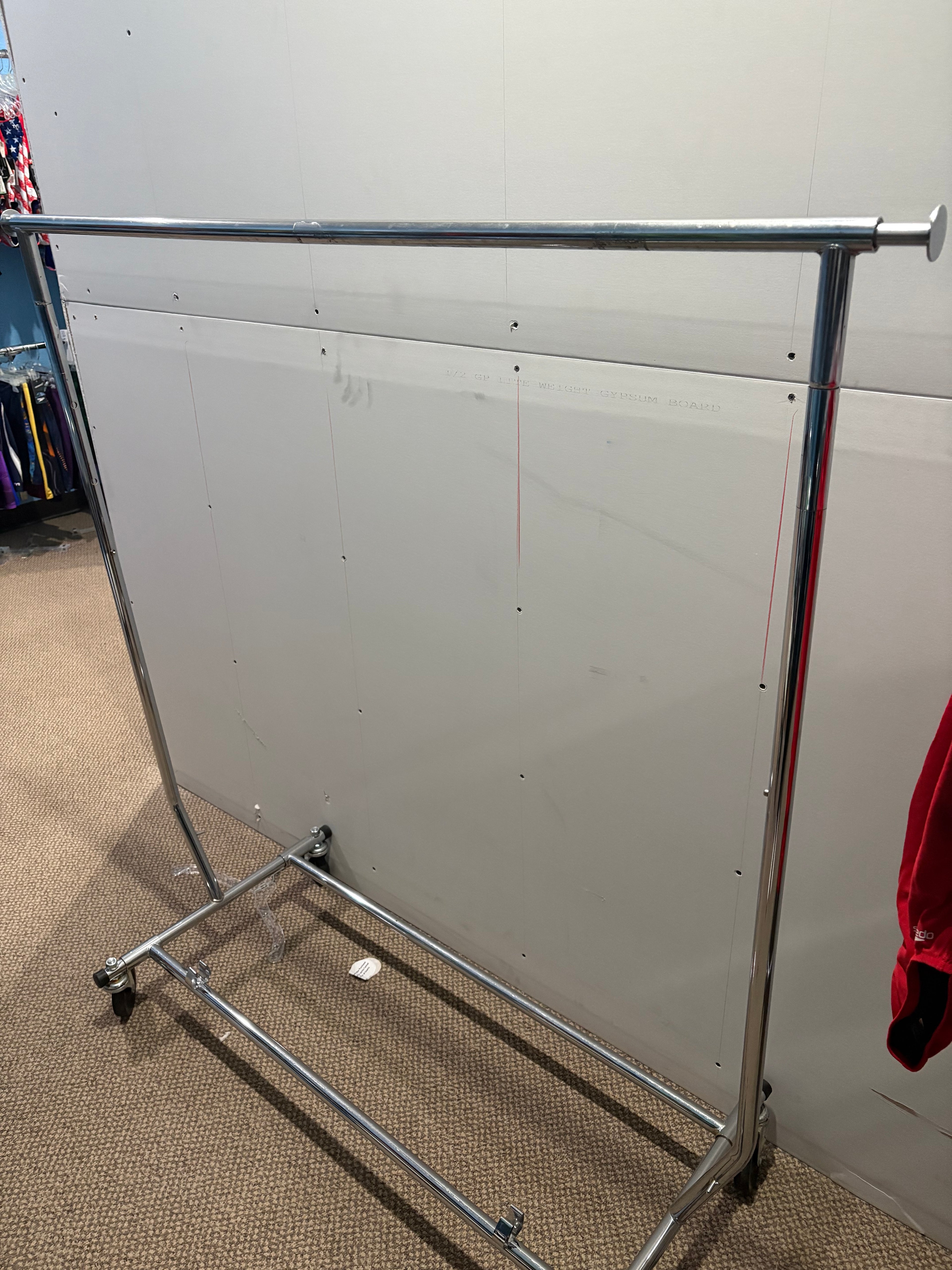 TWO Collapsible Rolling Salesman Racks – The Pop-Up Money Makers!
