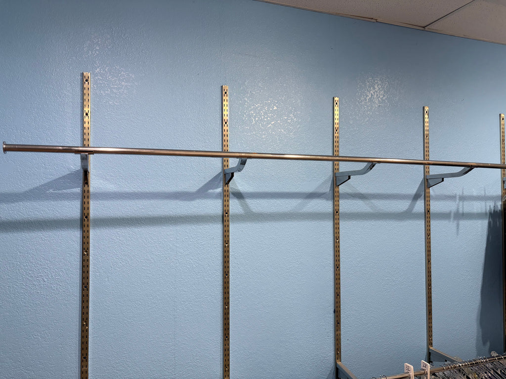 42-Foot Wall-Mounted Double-Bracket Shelving Run – The Beast That Holds EVERYTHING!