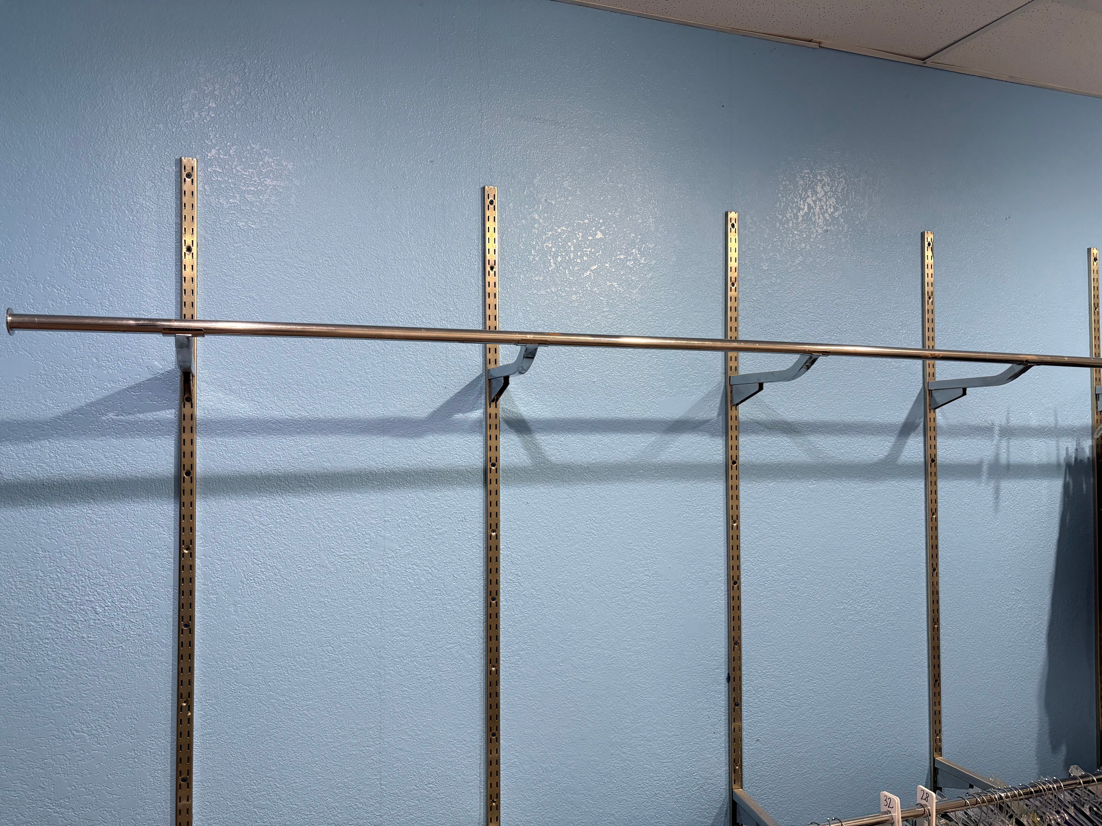 42-Foot Wall-Mounted Double-Bracket Shelving Run – The Beast That Holds EVERYTHING!