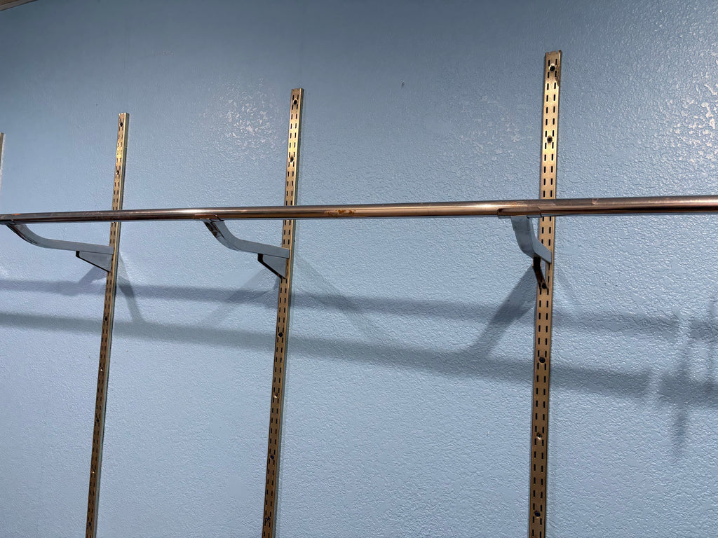 42-Foot Wall-Mounted Double-Bracket Shelving Run – The Beast That Holds EVERYTHING!