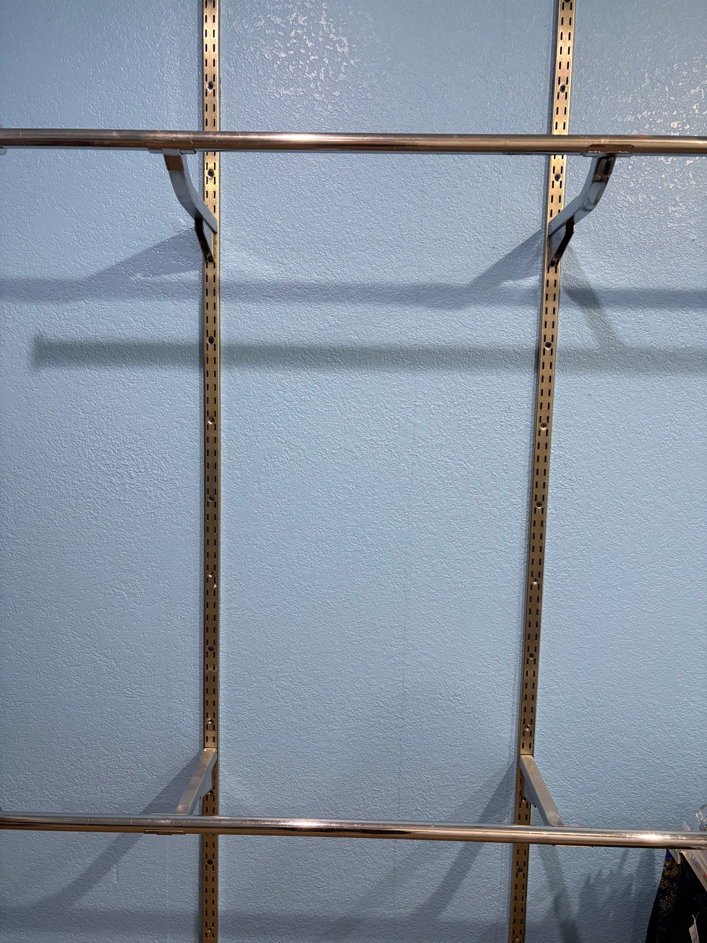 42-Foot Wall-Mounted Double-Bracket Shelving Run – The Beast That Holds EVERYTHING!