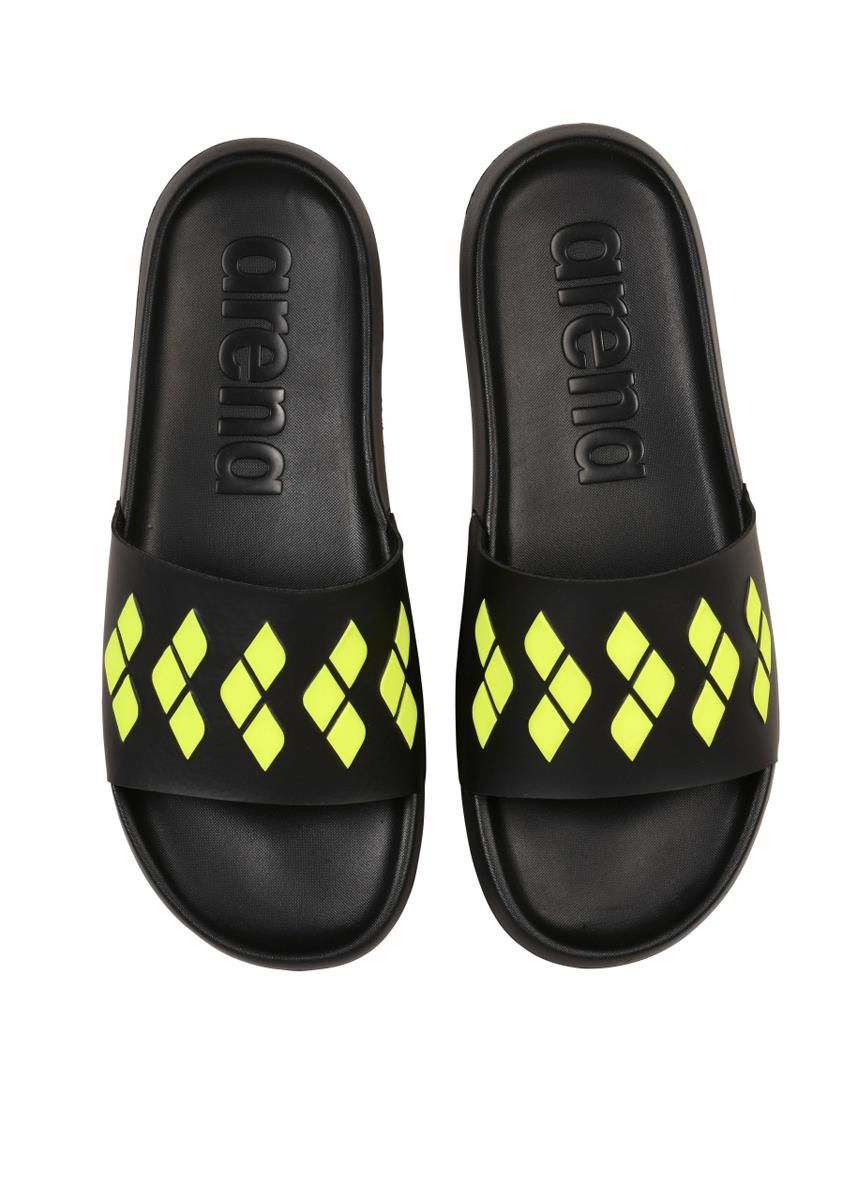 Arena Urban Slide - Diamonds/ Black/ Lime